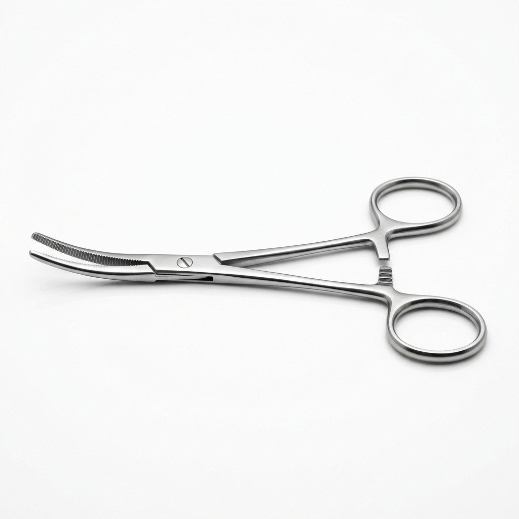 Kelly Hemostatic Forceps – Curved, 5.5"