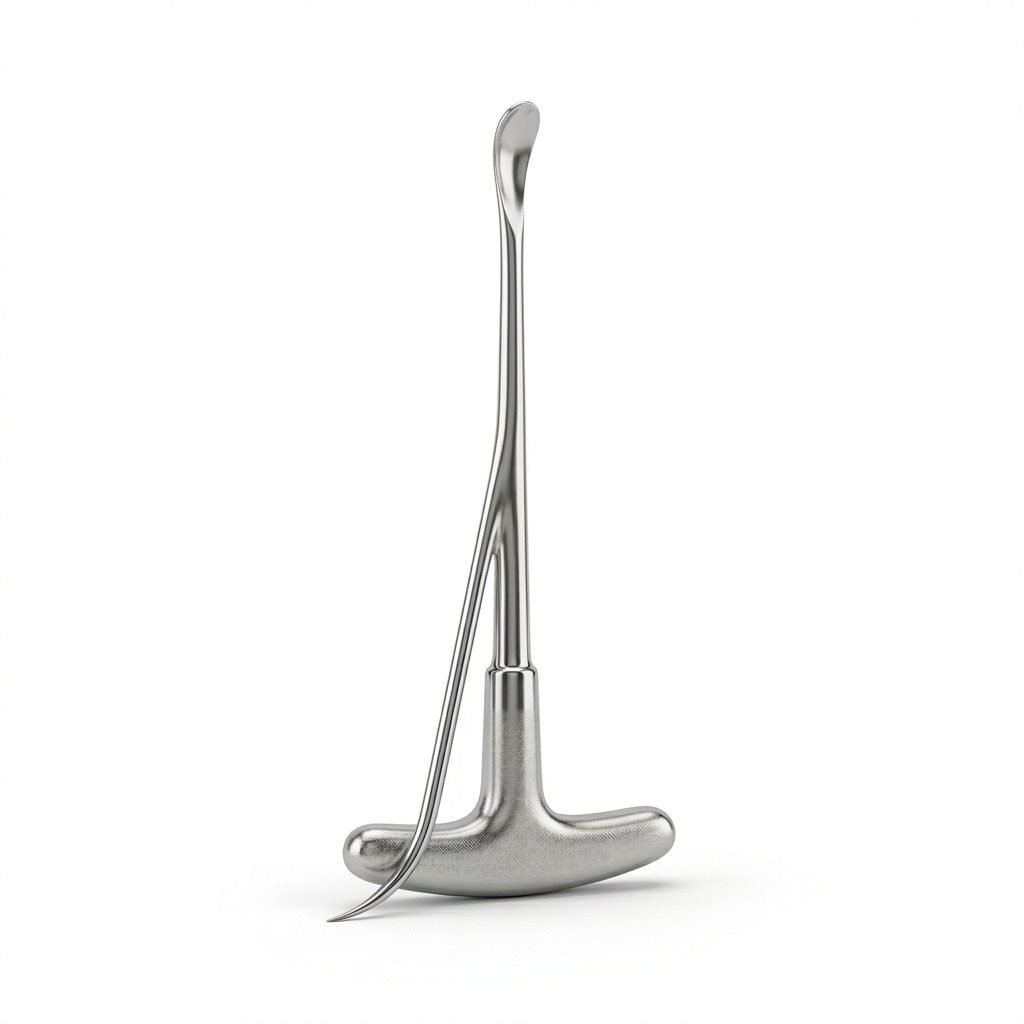 Bein Dental Root Elevator – Curved Tip