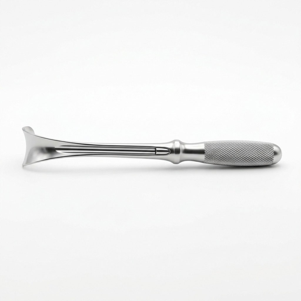 Tebbetts Breast Retractor with Fiberoptic Light Guide